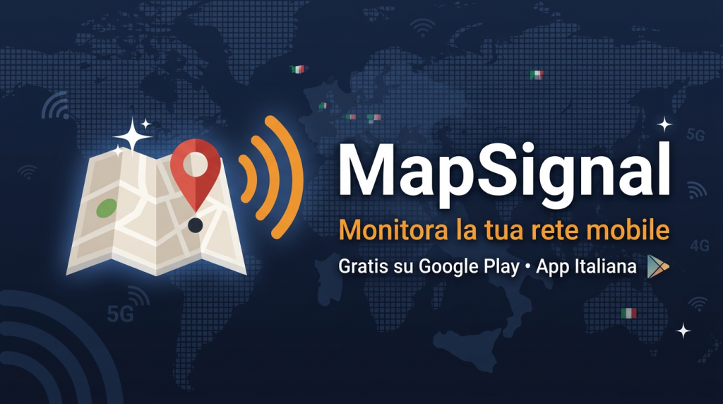 MapSignal: la nuova app Android gratuita italiana per monitorare la rete mobile