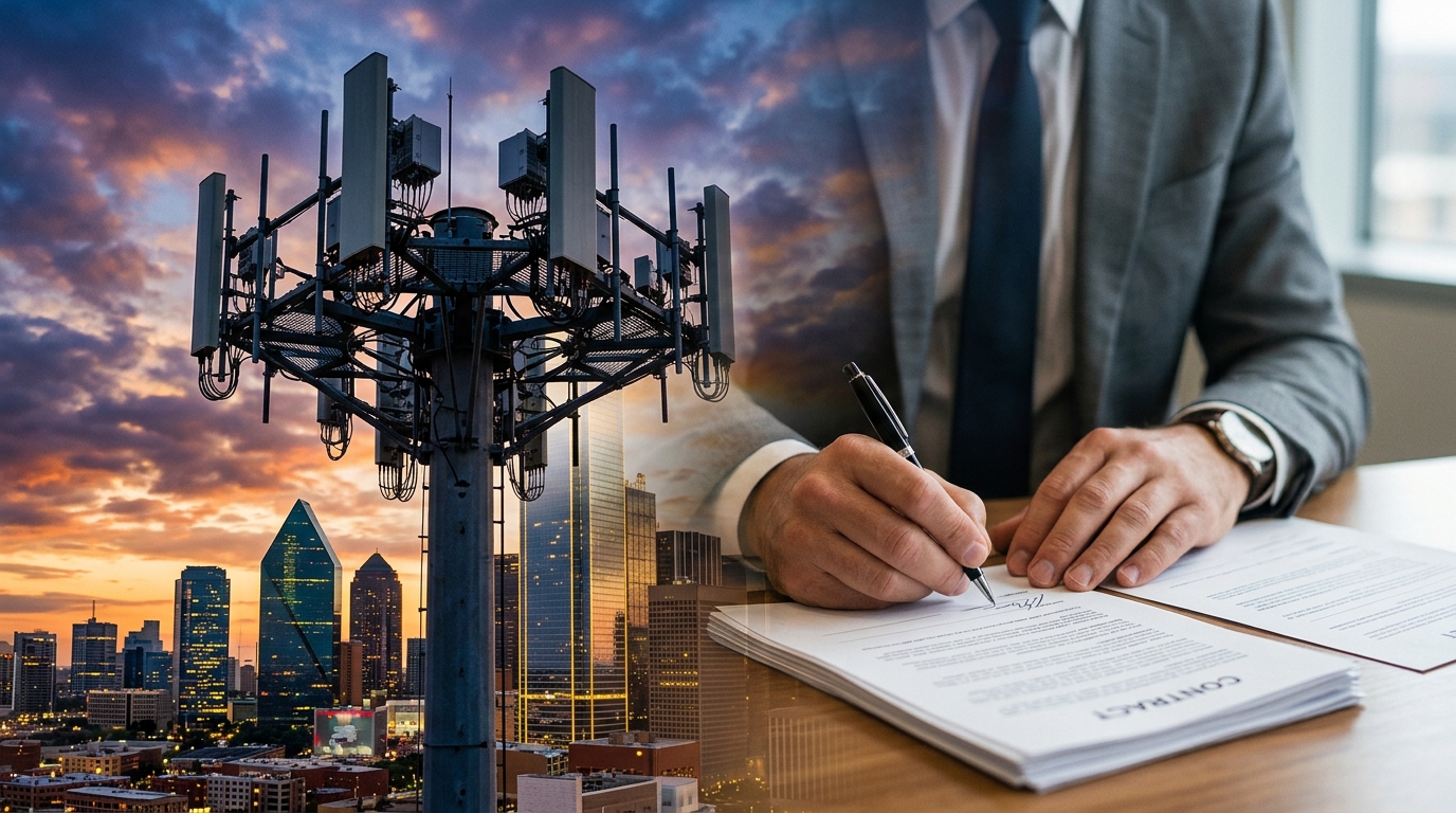 AT&T EchoStar: torre cellulare 5G e firma del contratto per l'acquisto dello spettro da 23 miliardi di dollari
