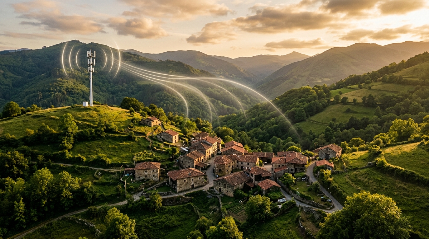 Antenna 5G Standalone su una collina sopra un comune rurale spagnolo: MasOrange completa il Plan Único 5G Rural