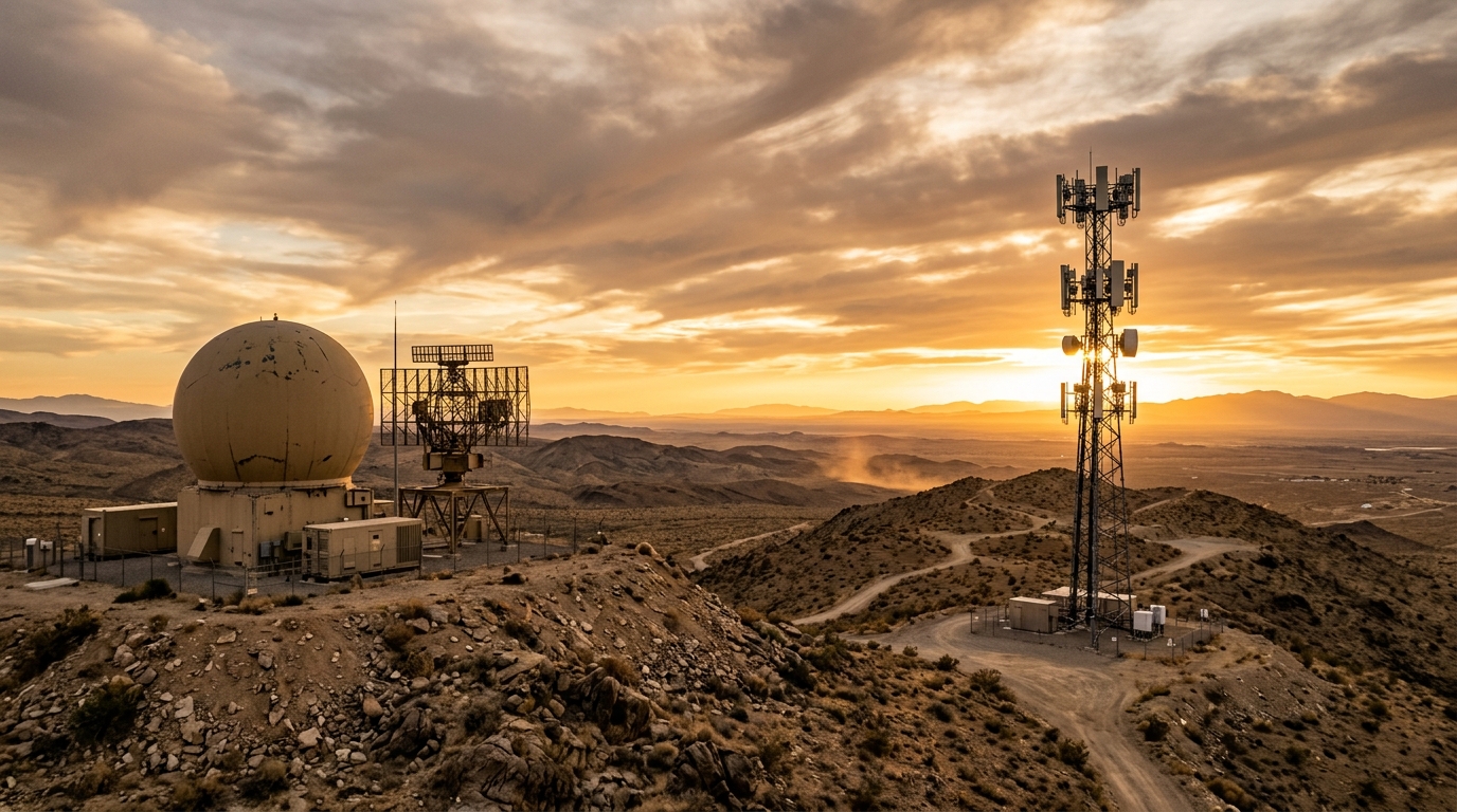 Radar militare e torre 5G al tramonto: la banda 4,4 GHz passa dallo studio federale USA verso il 6G