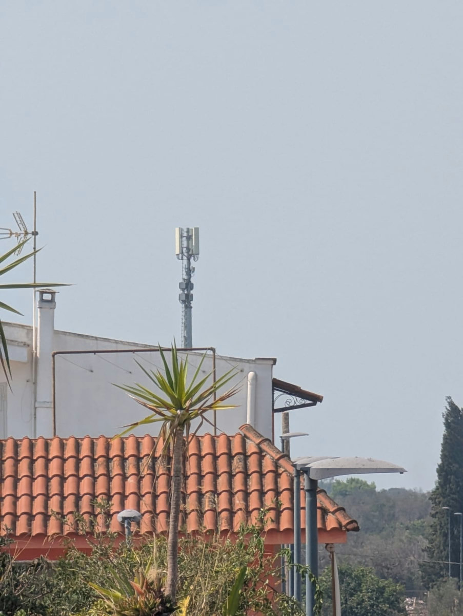 Il sito Iliad di Neviano visto dal terrazzo