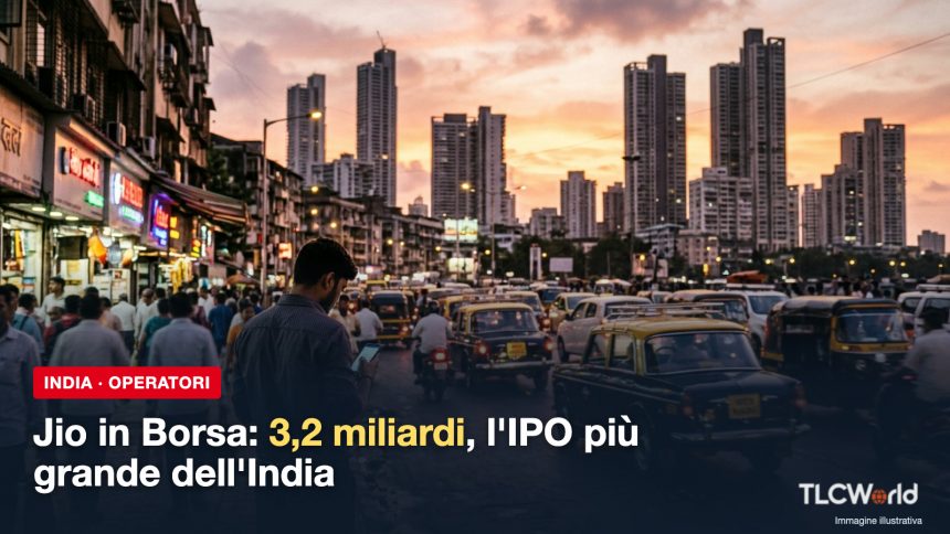 Copertina TLCworld: Jio in Borsa, 3,2 miliardi di dollari, l'IPO più grande dell'India